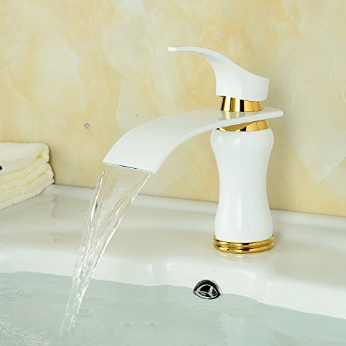 Beelee Elegant weiß Wasserhahn bad Waschtisch Waschbecken ...