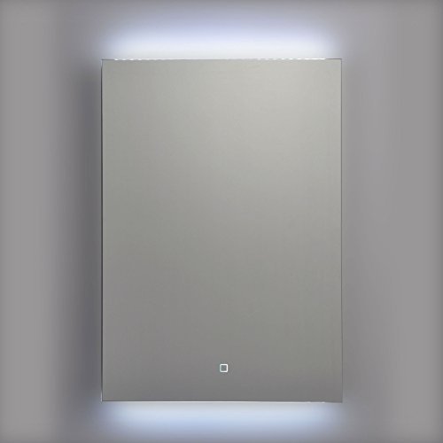 Krollmann Badspiegel, Hintergrund durch LED beleuchtet, mit Touch Sensor, 50x70cm