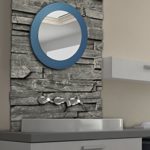 KROLLMANN Kristallspiegel / Wandspiegel / Badspiegel Modell "Esanto" - Durchmesser ca. 58cm