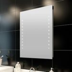 Anself Badspiegel Lichtspiegel LED Spiegel Wandspiegel mit Beleuchtung Warmweiß 3 Typ Optional