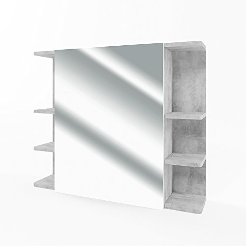 VICCO Spiegelschrank FYNN 80 cm - Badezimmer-Spiegel Hängespiegel Badspiegel Badezimmerspiegel