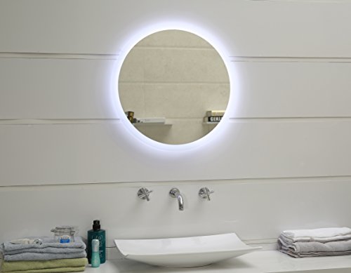 Design LED-Beleuchtung Badspiegel Wandspiegel Lichtspiegel GS047N rund 60cm