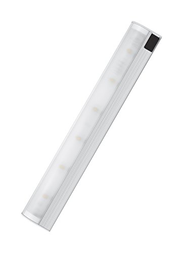 Osram LED-Unterbauleuchte, SlimShape, silber, LED Küchenlampe, Direktanschluss mit 3m Netzkabel